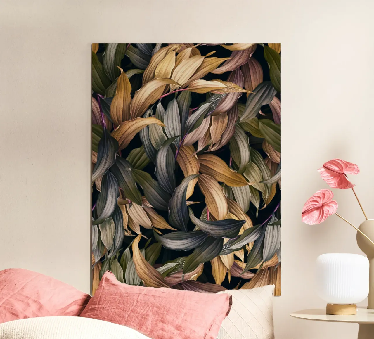 Tropical Magic Forest IV poster con telaio in plastica da burcukorkmazyurek