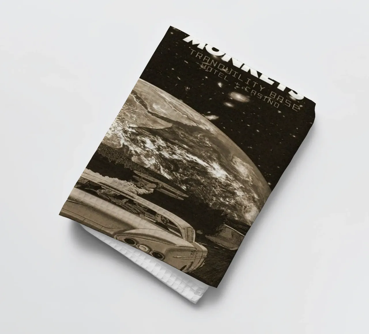 Notes perdues dans un bar isolé torchon de piareto