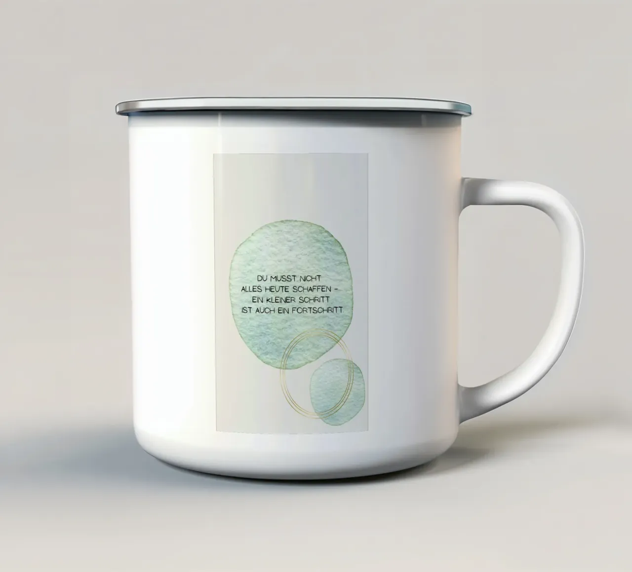 Kleiner Schritt tazza in smalto da AESTHETIC VIBES by Isabel