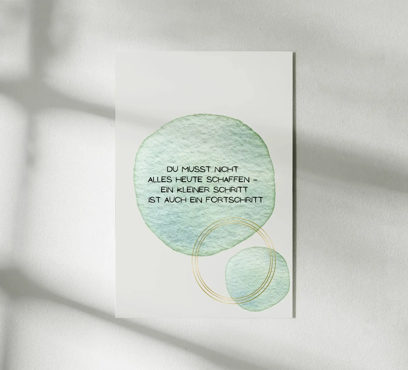 Kleiner Schritt plexiglass da isabels_wunderwelt_digital_art