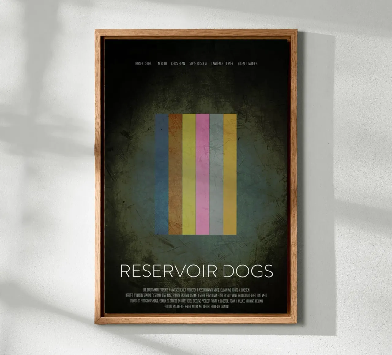 Reservoir Dogs tela con Cornice a cassetta da Calm The Ham