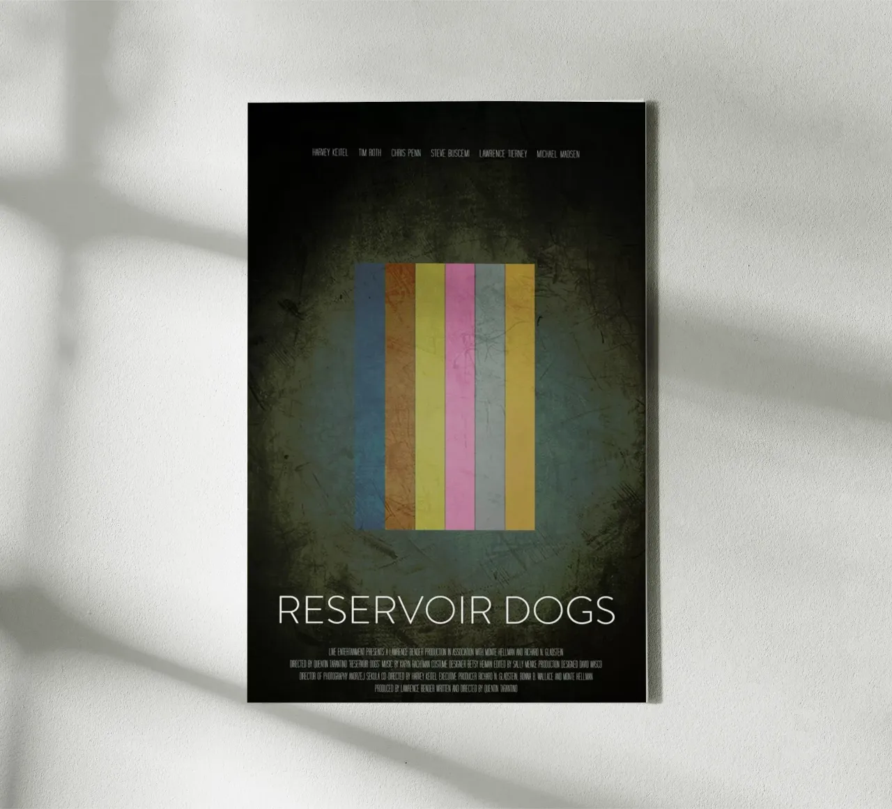Reservoir Dogs tela con Cornice a cassetta da Calm The Ham