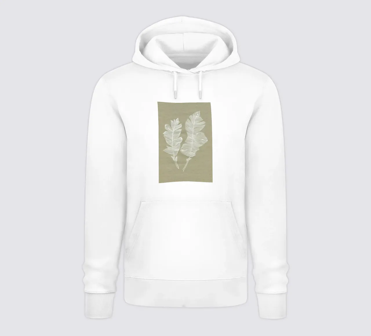 Feathers felpa con cappuccio da youdesignme
