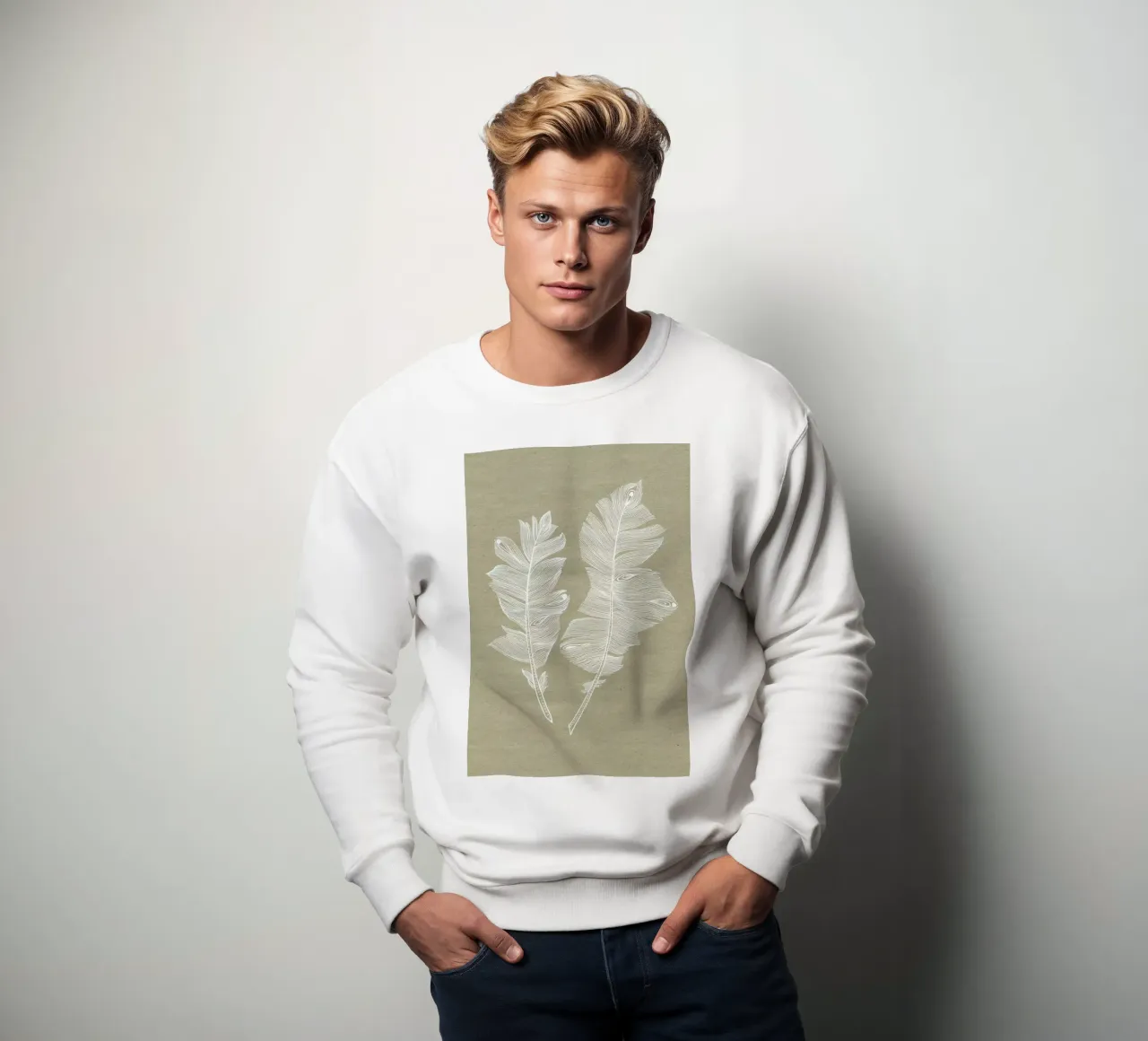 Feathers felpa da youdesignme