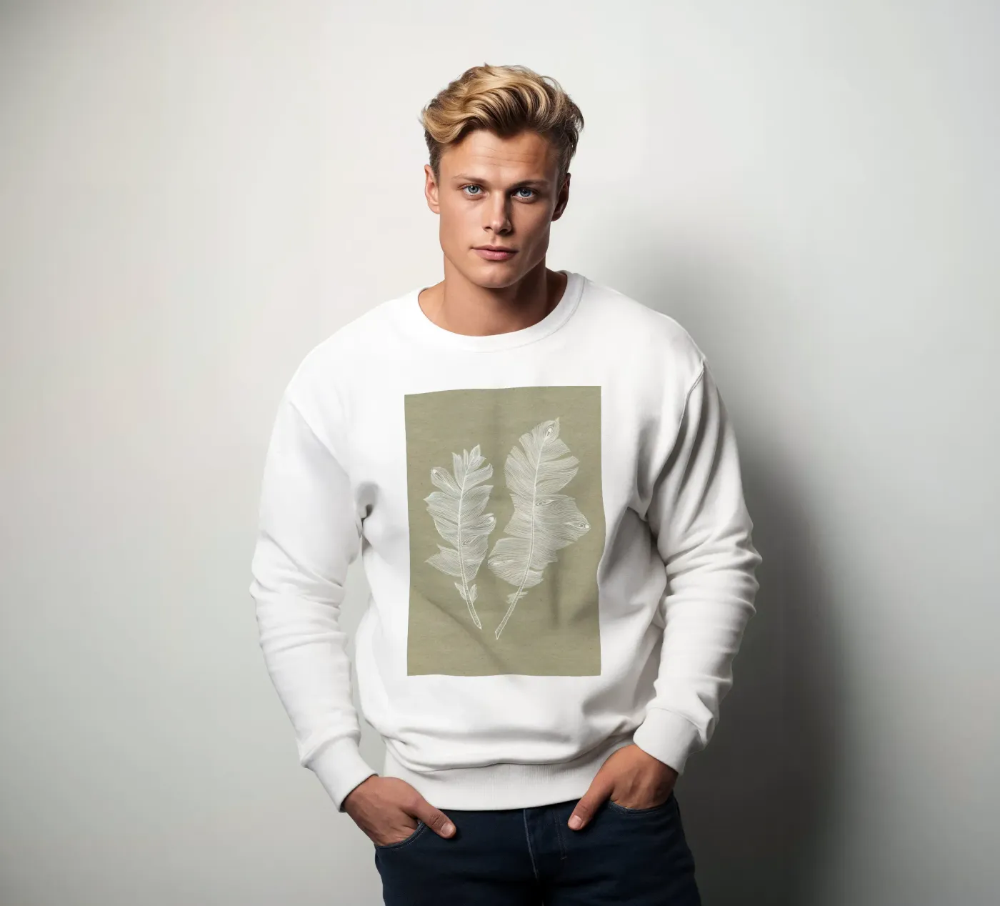 Feathers felpa da youdesignme