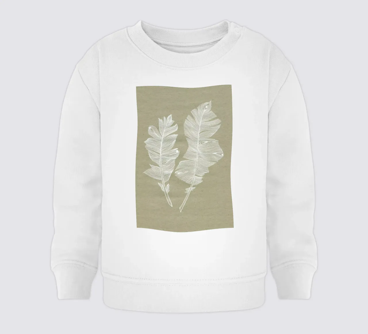 Feathers felpa neonato da youdesignme