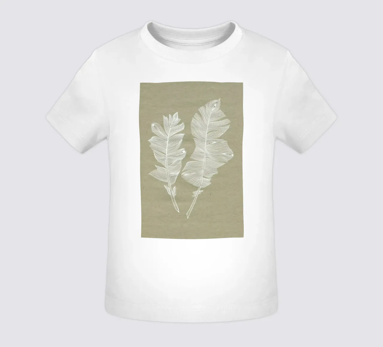 Feathers maglietta neonato da youdesignme