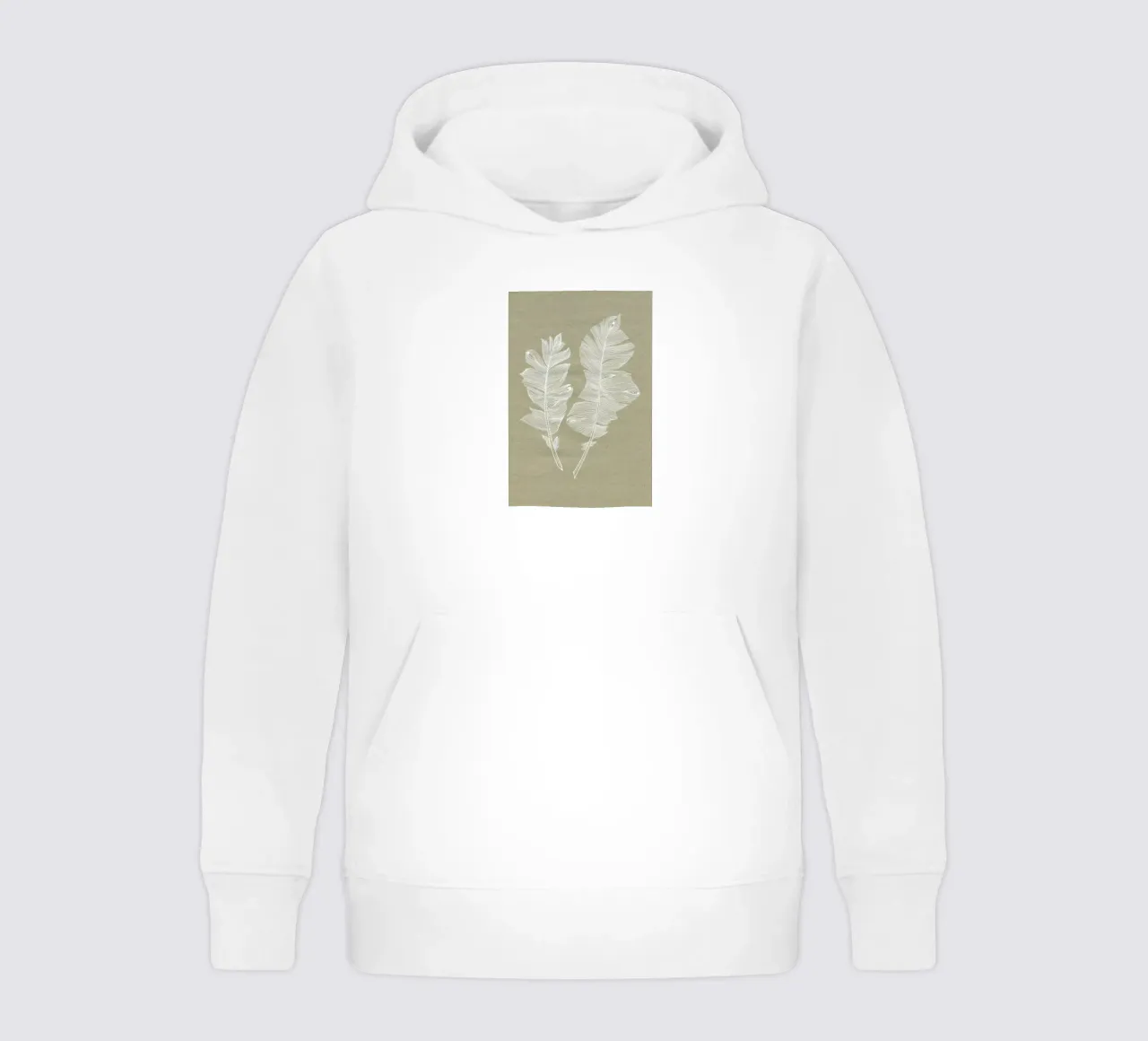 Feathers felpa bambino con cappuccio da youdesignme