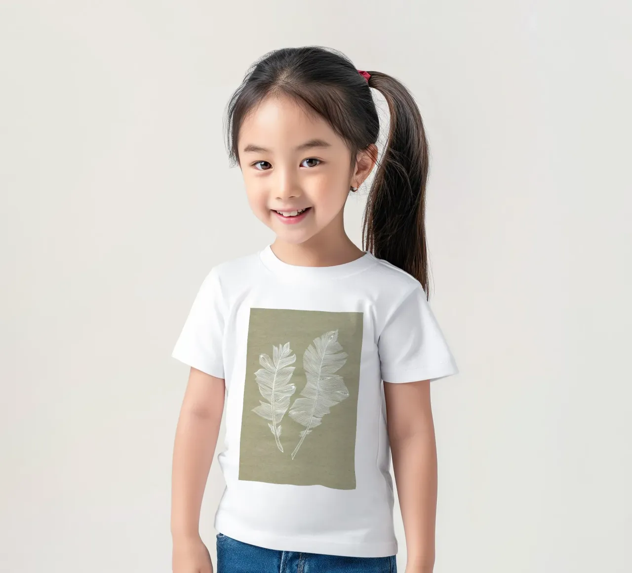 Feathers t-shirt bambini da youdesignme