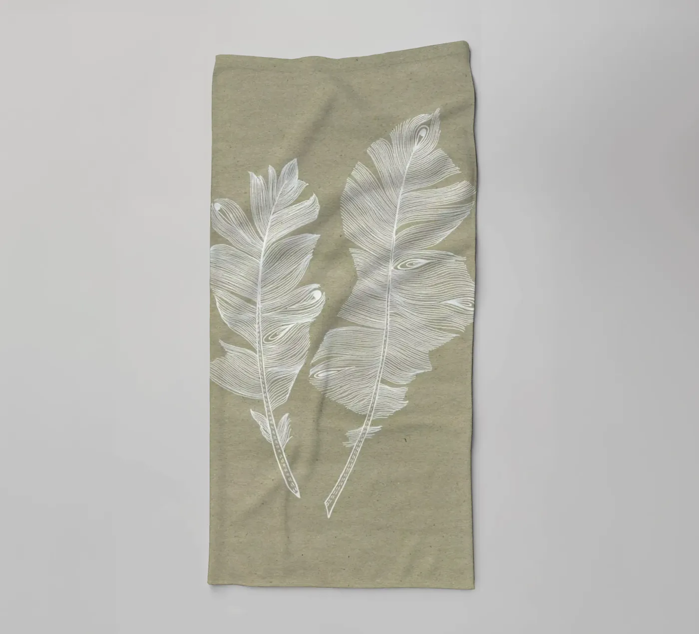 Feathers towel by youdesignme