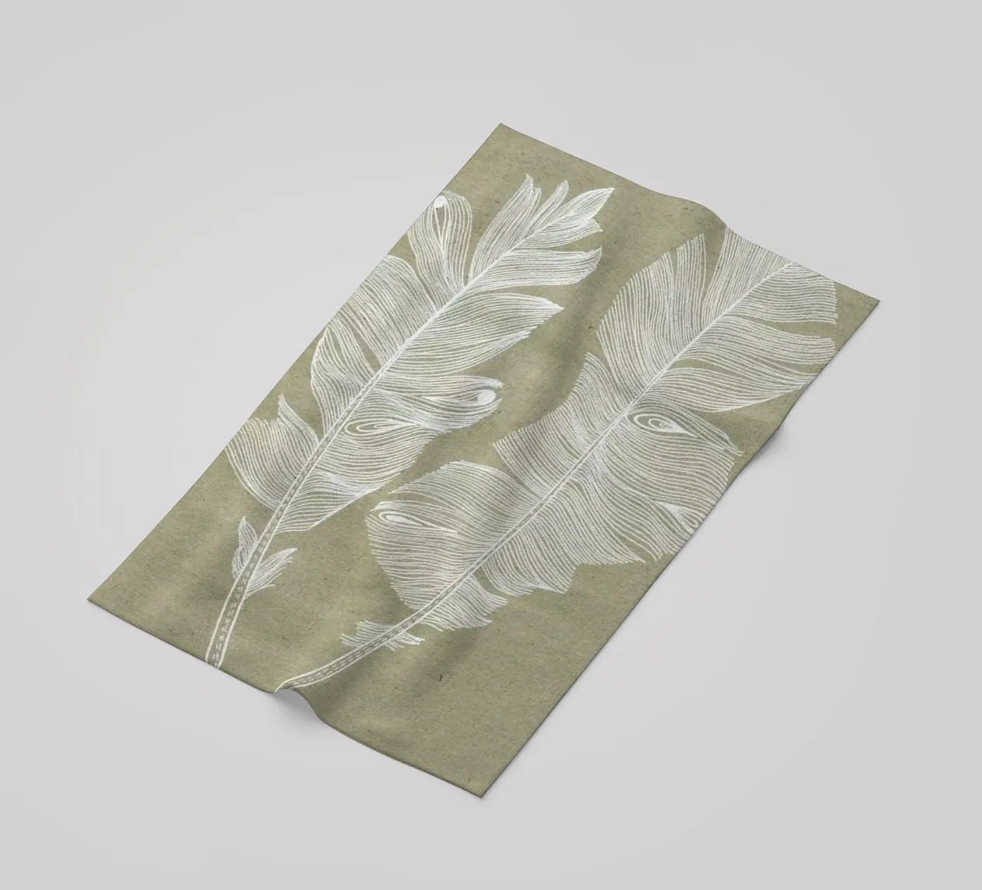 Feathers serviette de plage de youdesignme