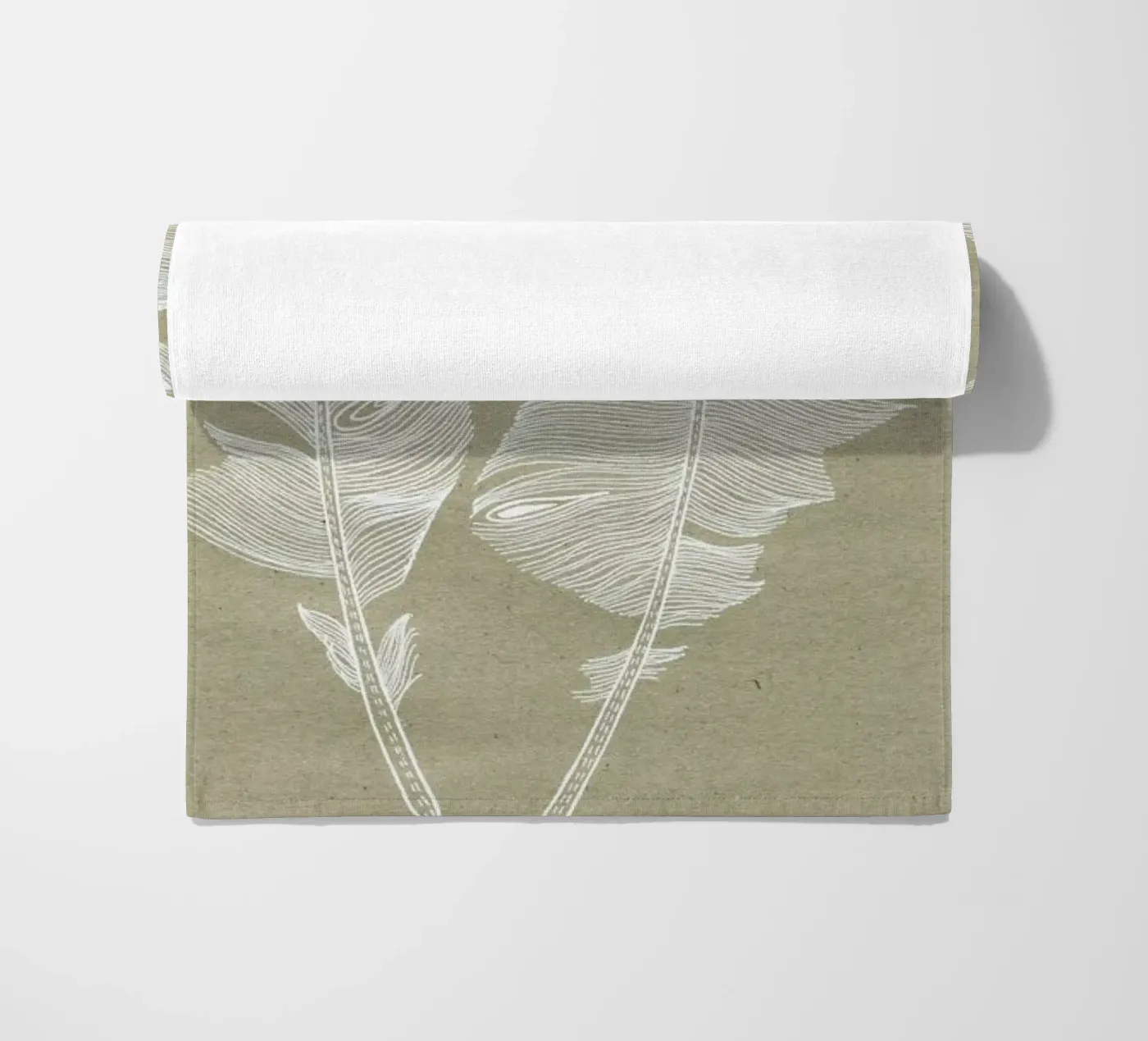 Feathers serviette de plage de youdesignme
