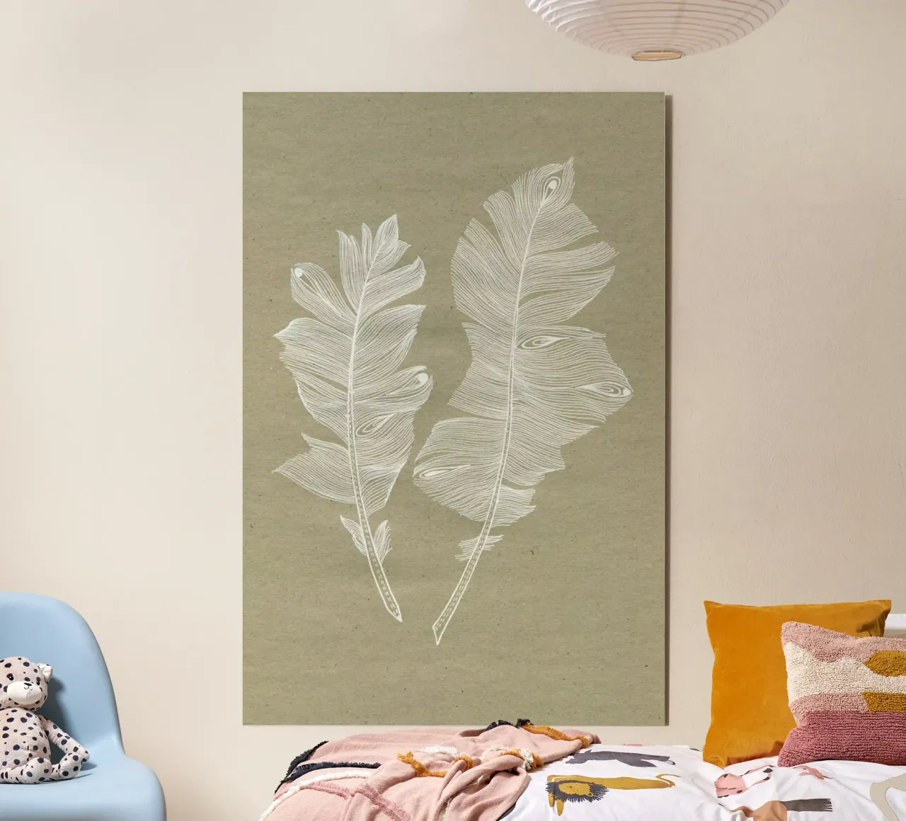 Feathers alluminio dibond da youdesignme