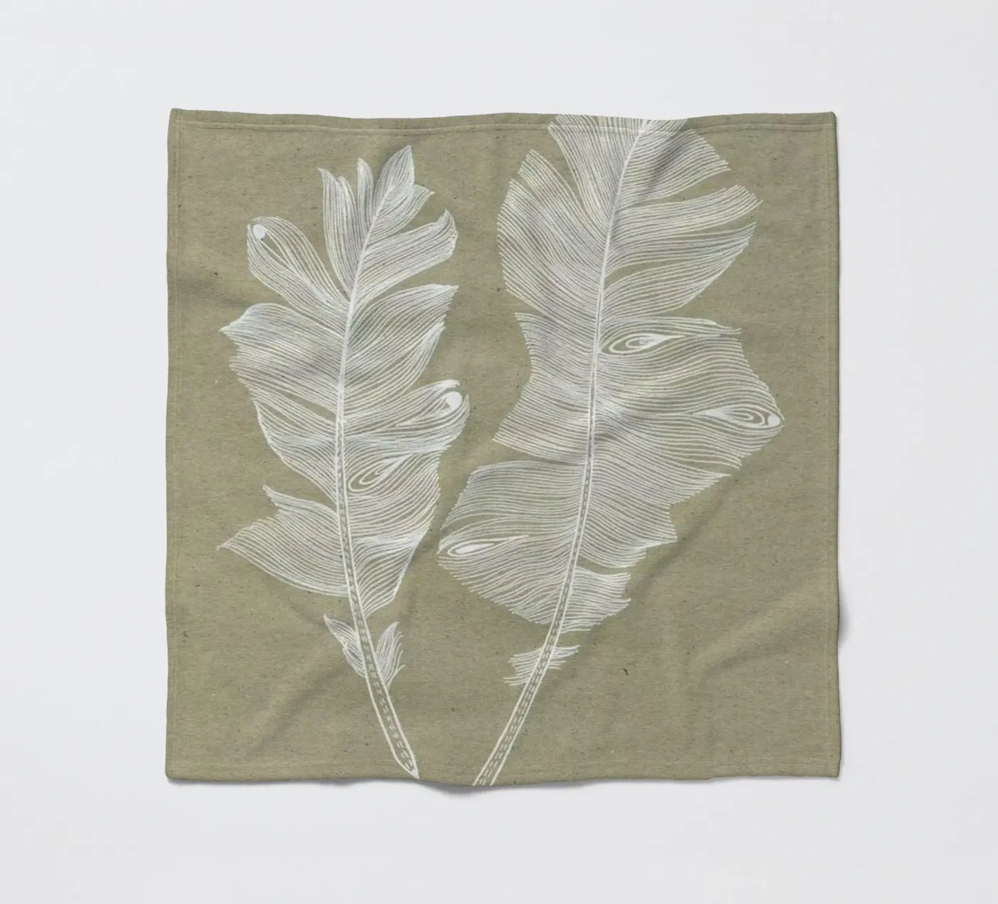 Feathers Fleecedecke von youdesignme