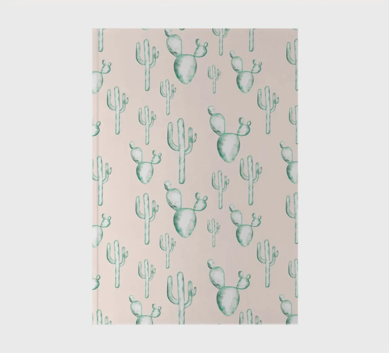 Kaktus Muster notebook by BAINAI