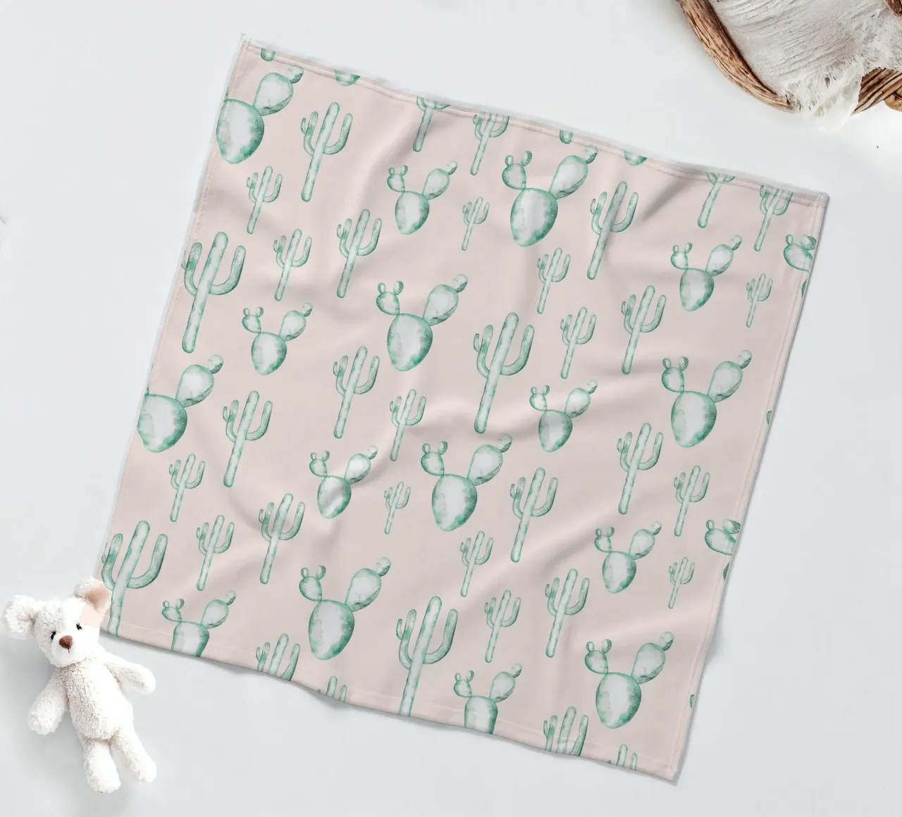 Kaktus Muster coperta in pile da BAINAI