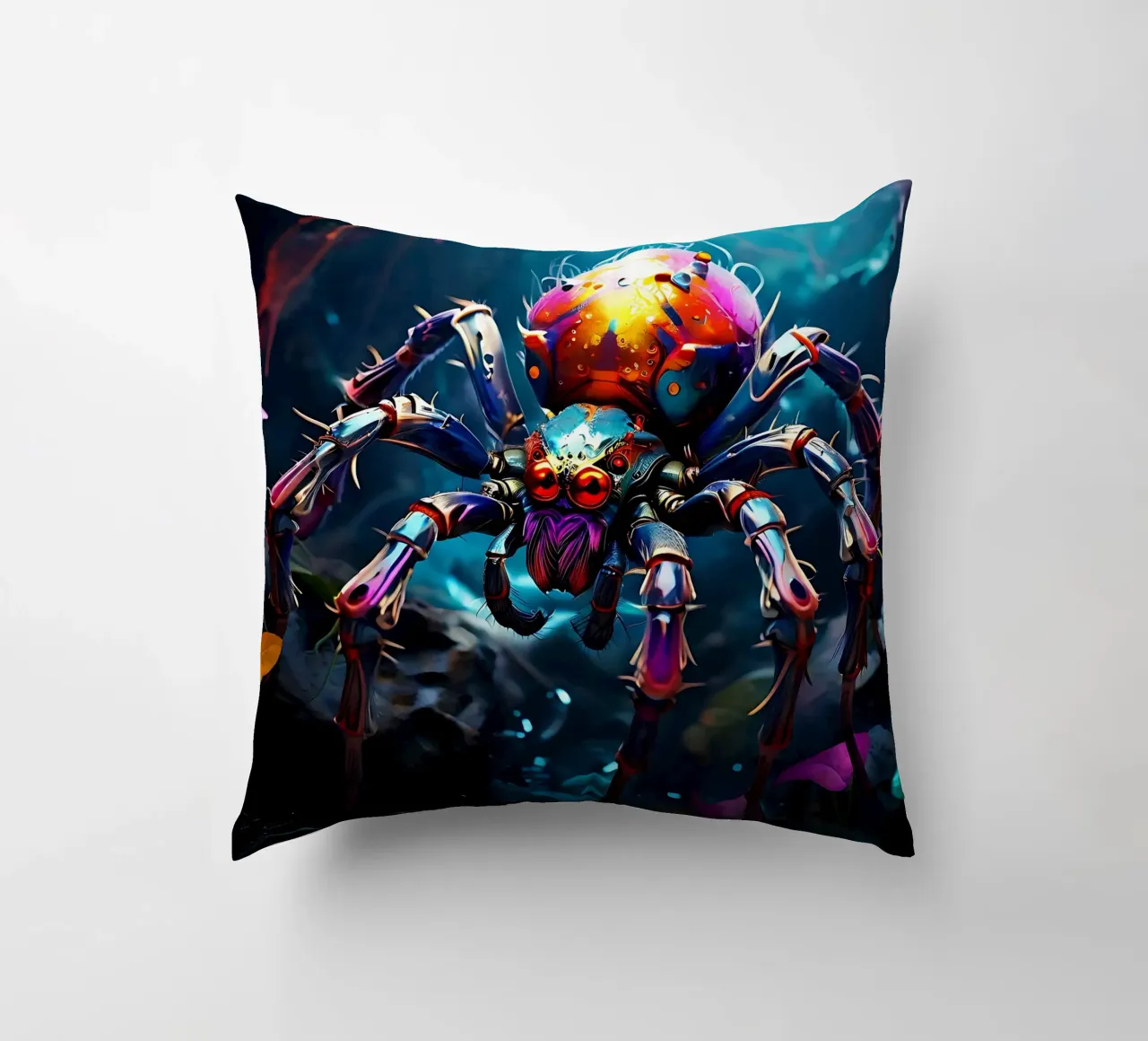 Spider_Style_J_1 cuscino da Tierisch bunt by LK