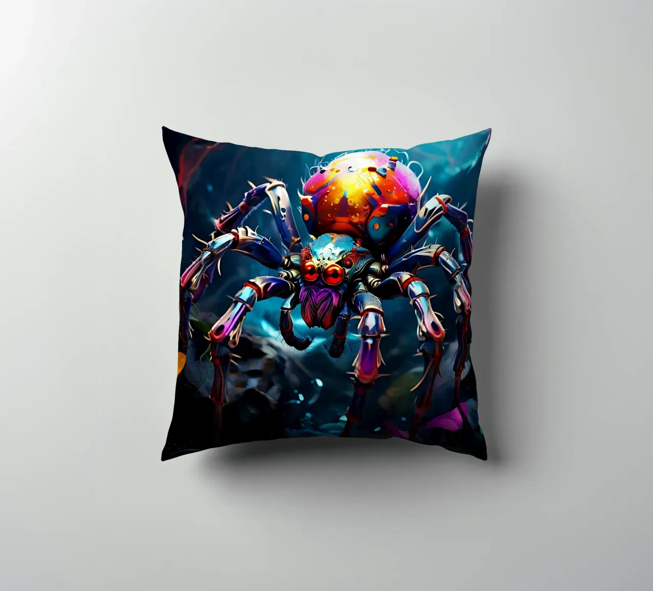 Spider_Style_J_1 cuscino da Tierisch bunt by LK