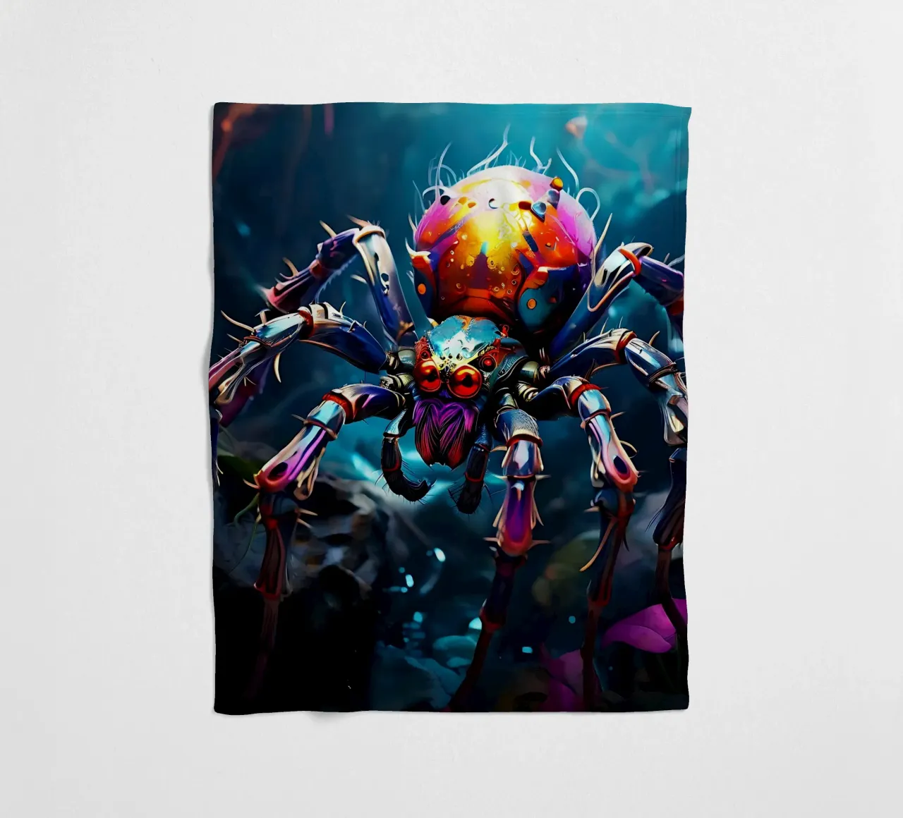Spider_Style_J_1 coperta in pile da Tierisch bunt by LK