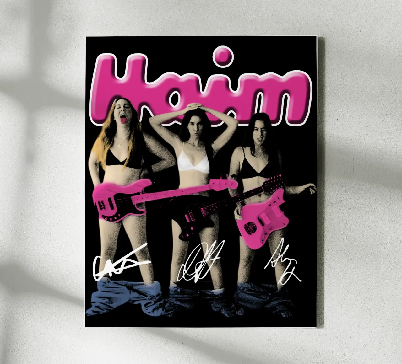 Maglietta Haims Rock Band Classic tela con Cornice a cassetta da igoshartwrks