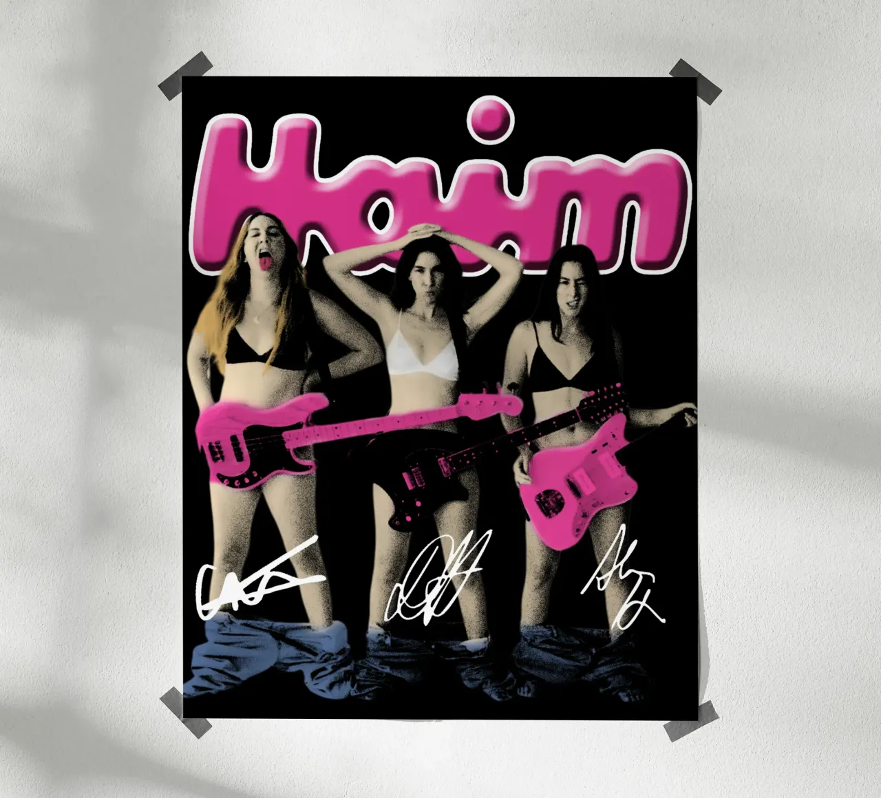Maglietta Haims Rock Band Classic poster da igoshartwrks