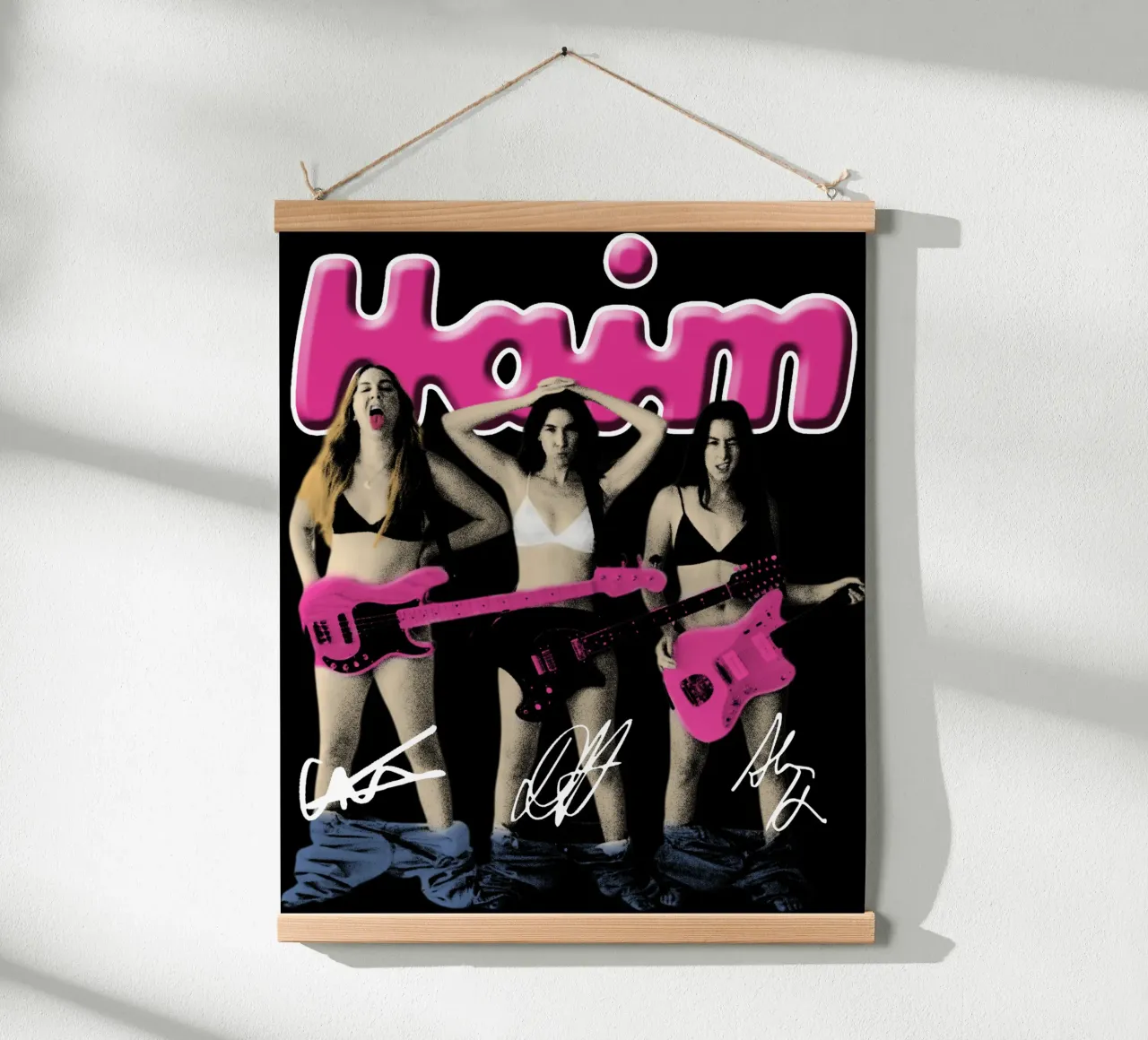 Maglietta Haims Rock Band Classic poster da igoshartwrks