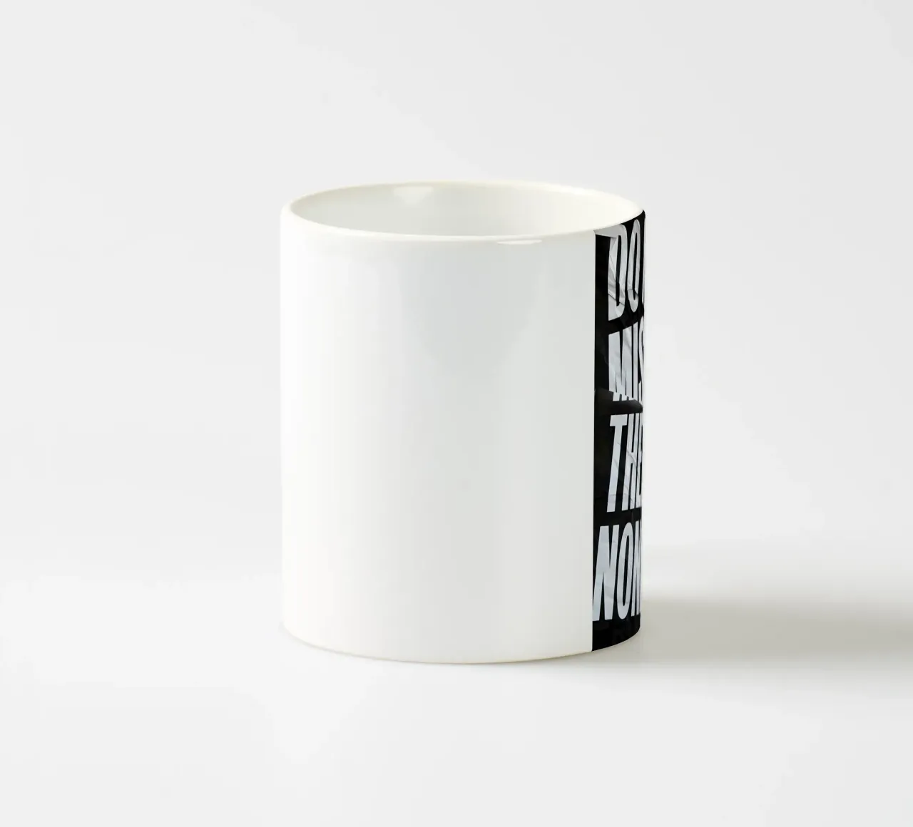 DO NOT FEAR MISTAKES tazza in ceramica da Type & Tape
