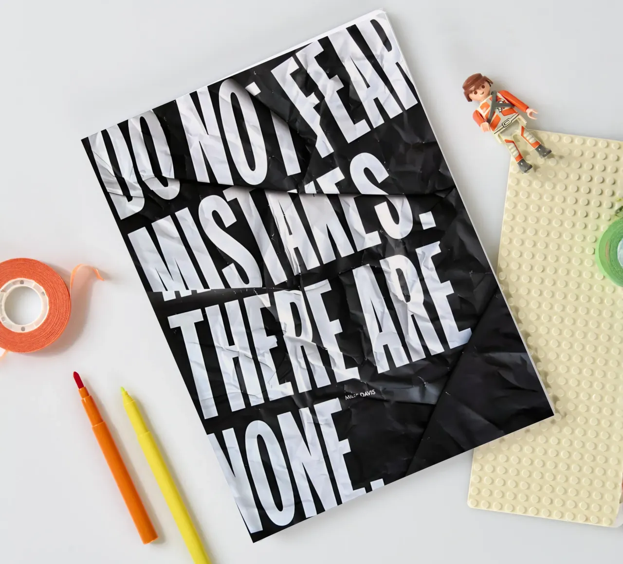 DO NOT FEAR MISTAKES notebook by Type & Tape