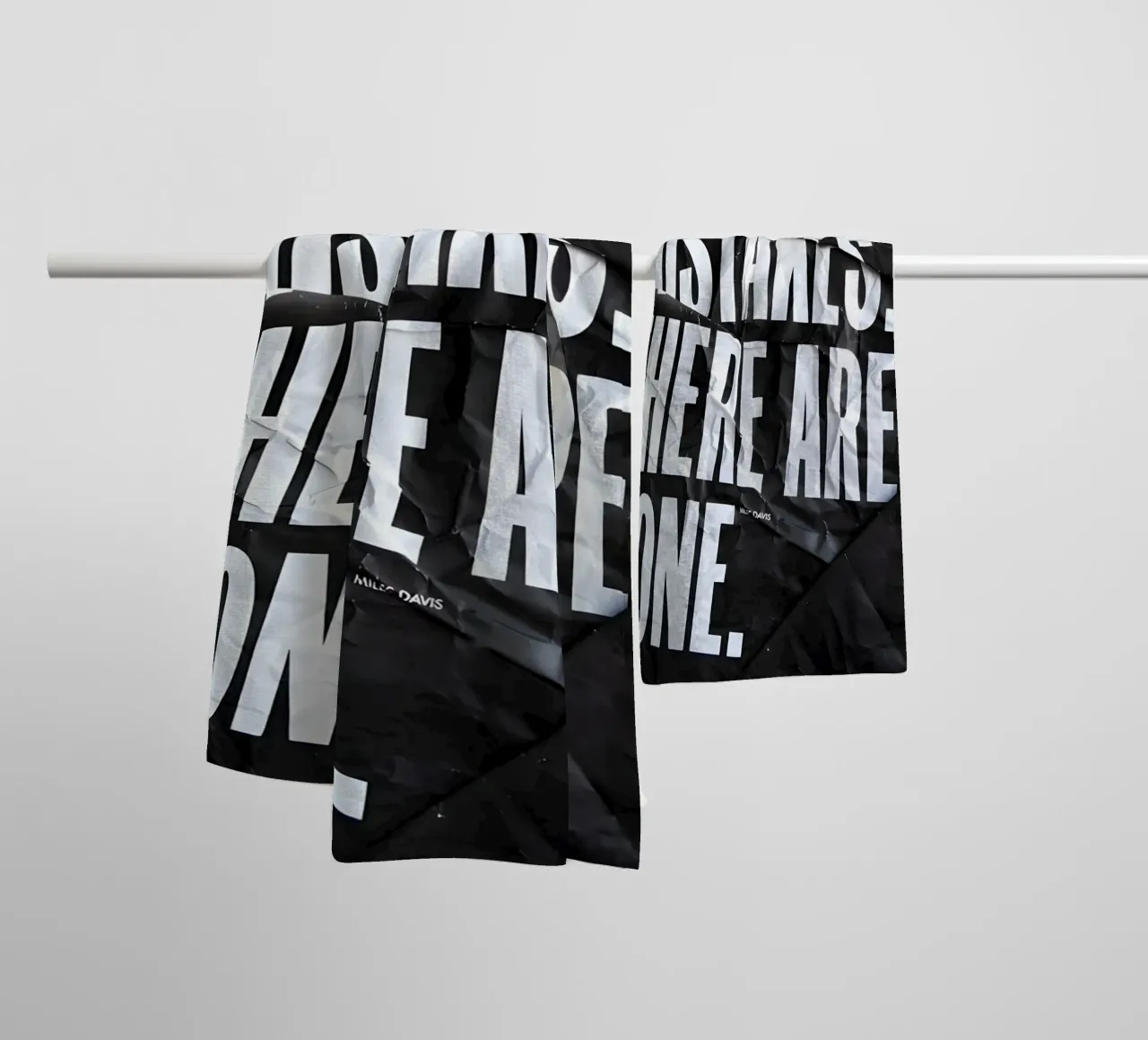 DO NOT FEAR MISTAKES asciugamano da bagno da Type & Tape