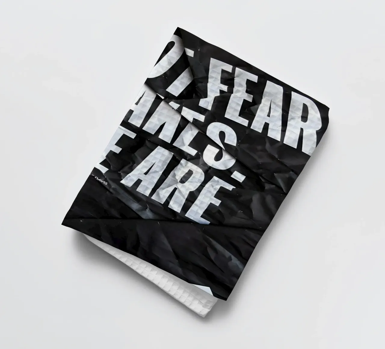 DO NOT FEAR MISTAKES canovaccio da cucina da Type & Tape