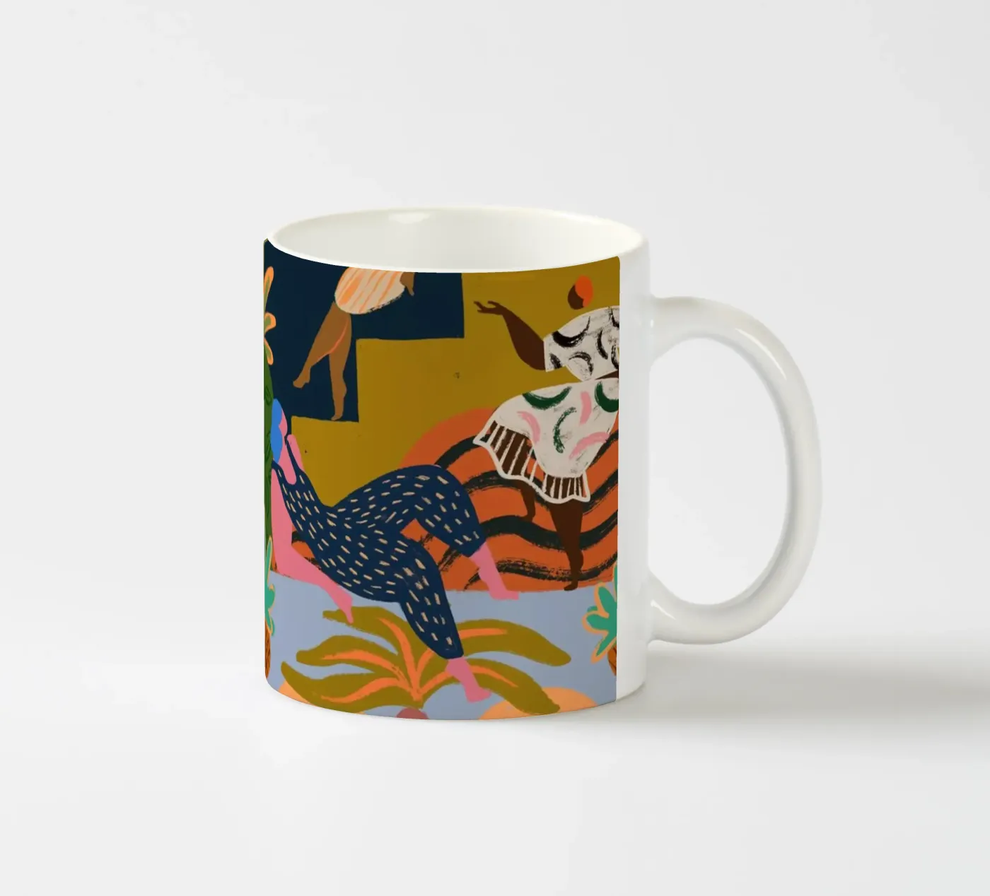 Fiesta ceramic mug by Arty Guava