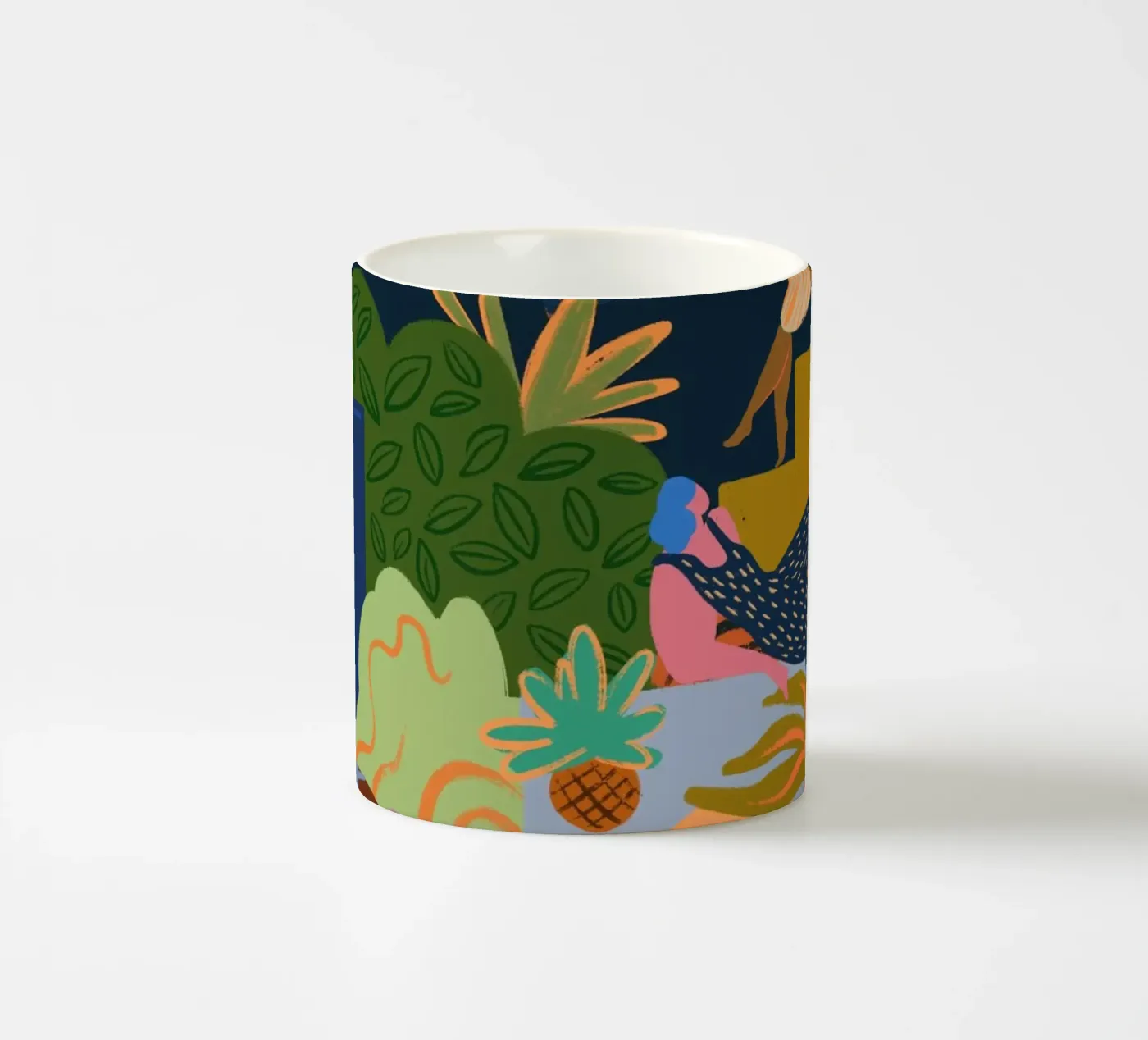 Fiesta ceramic mug by Arty Guava
