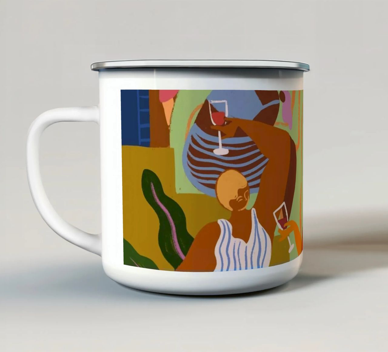 Fiesta tazza in smalto da Arty Guava