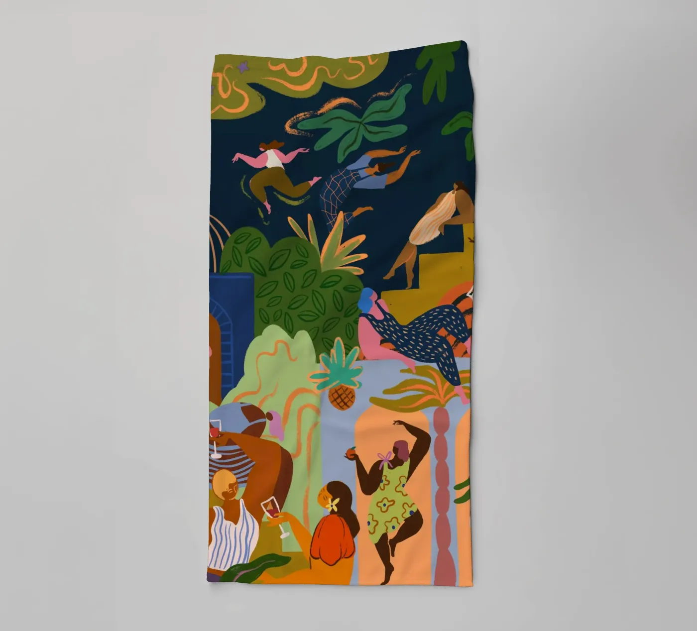 Fiesta badhanddoek van Arty Guava
