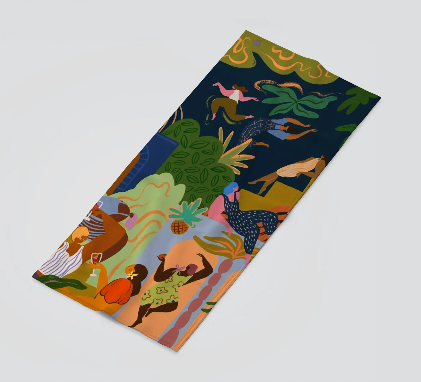 Fiesta beach towel by Arty Guava