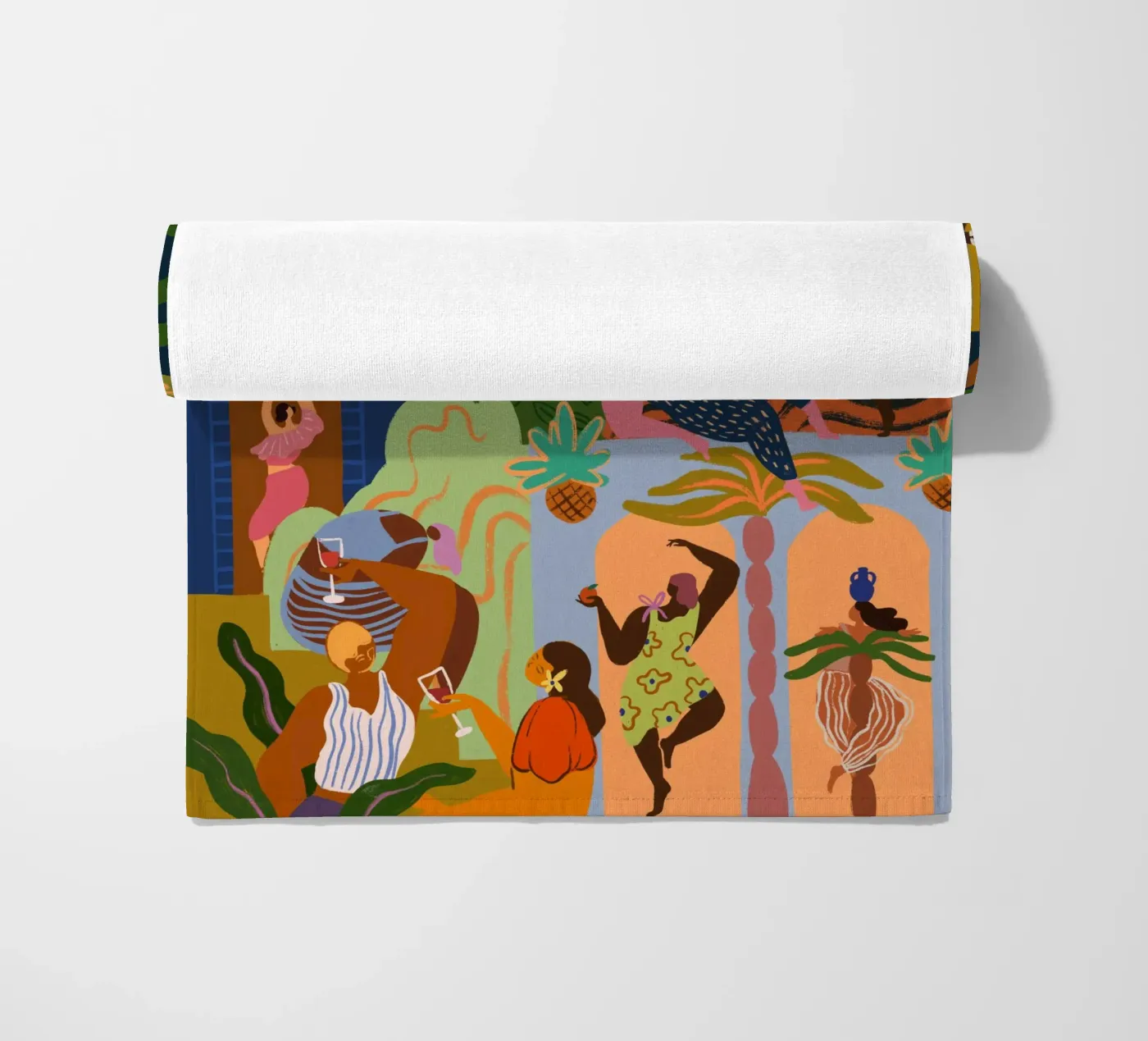 Fiesta beach towel by Arty Guava