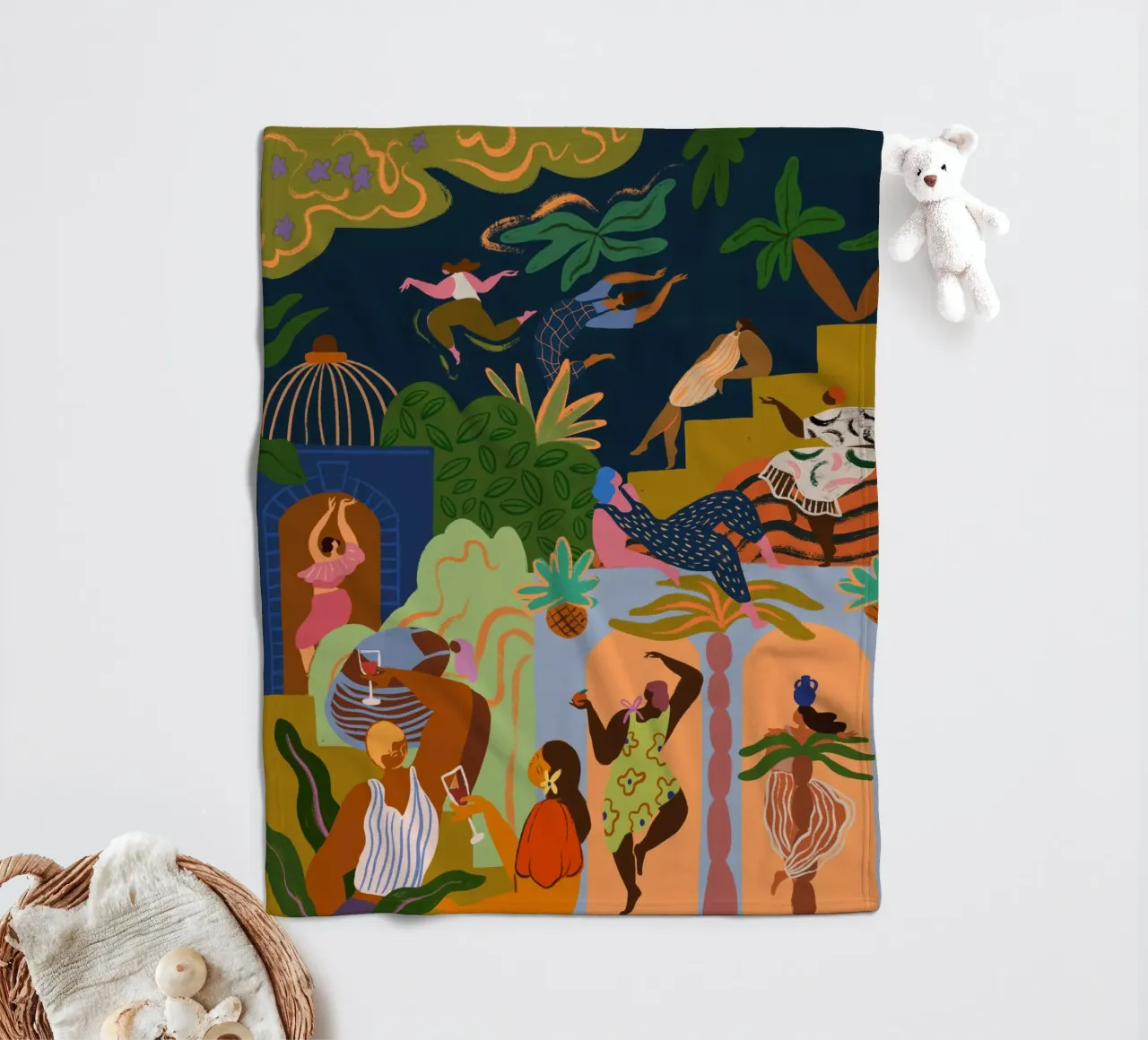 Fiesta Fleecedecke von Arty Guava