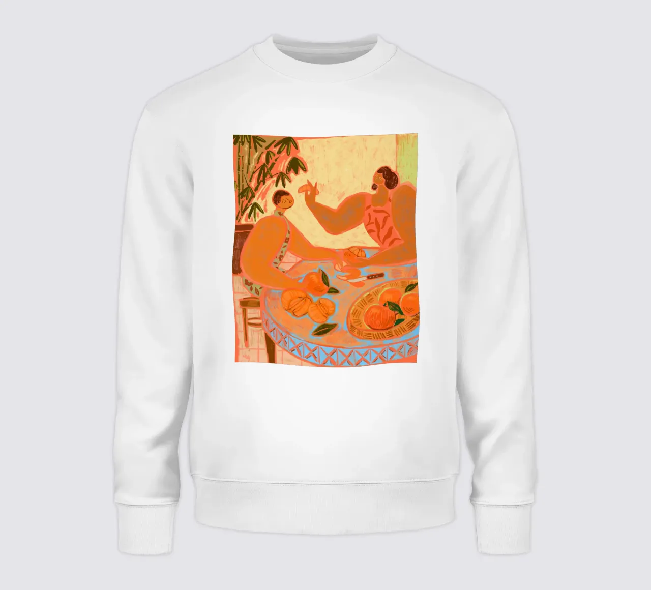 A Slice of Mandarin sweatshirt by Arty Guava