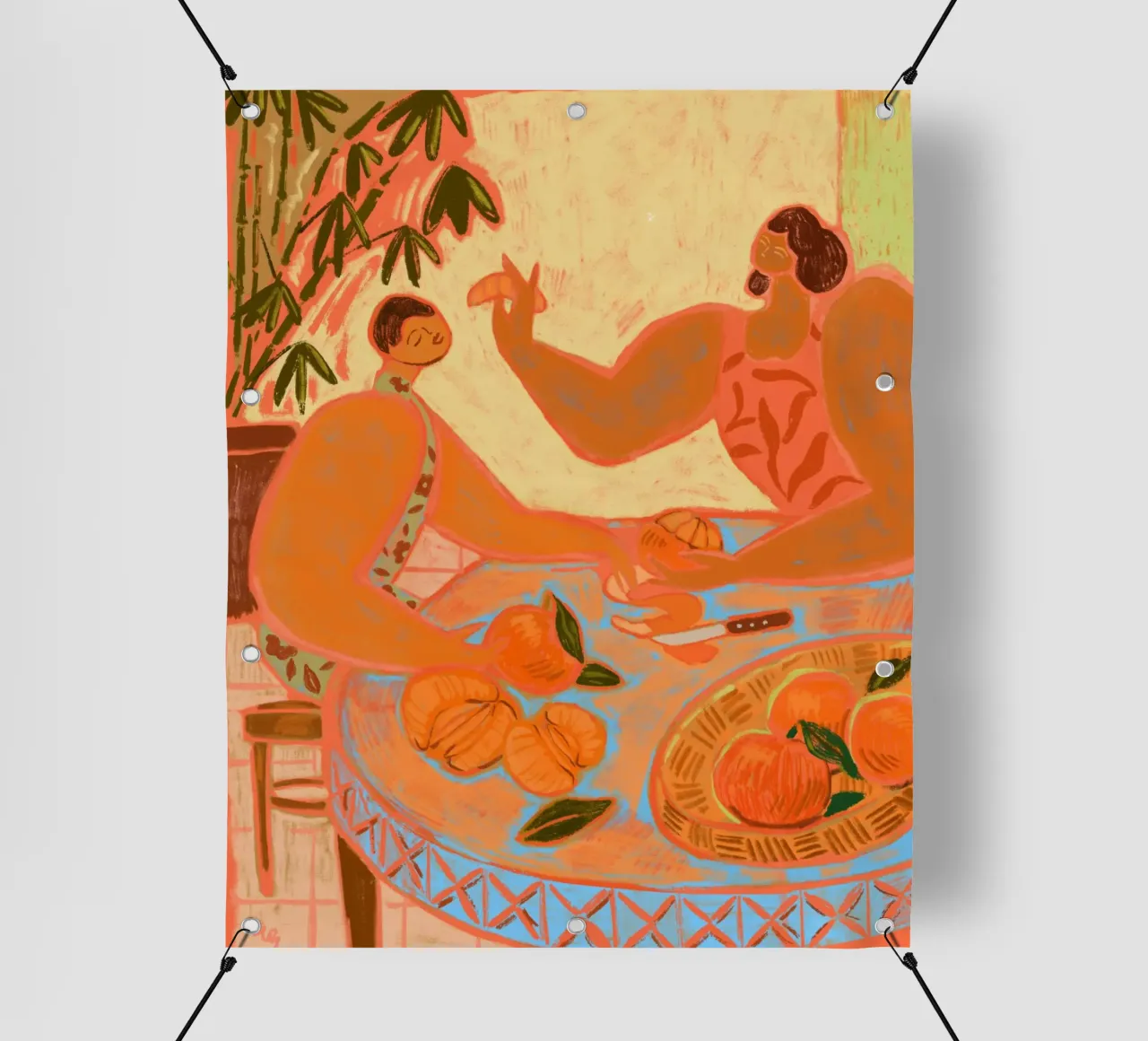 A Slice of Mandarin telo in pvc da Arty Guava