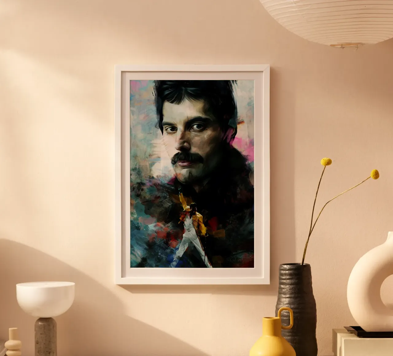 Bohemian Rhapsody poster con telaio in legno da James