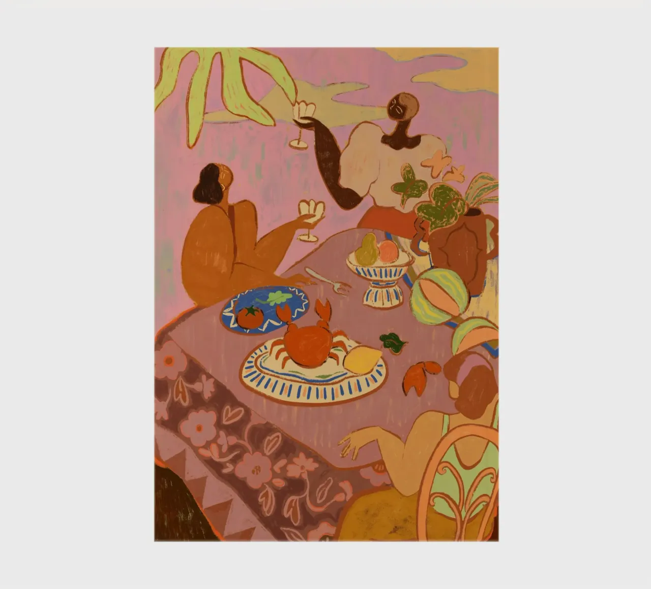 Luncheon With The Ladies notebook by Arty Guava