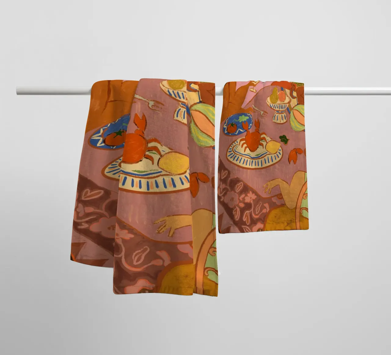 Luncheon With The Ladies towel by Arty Guava