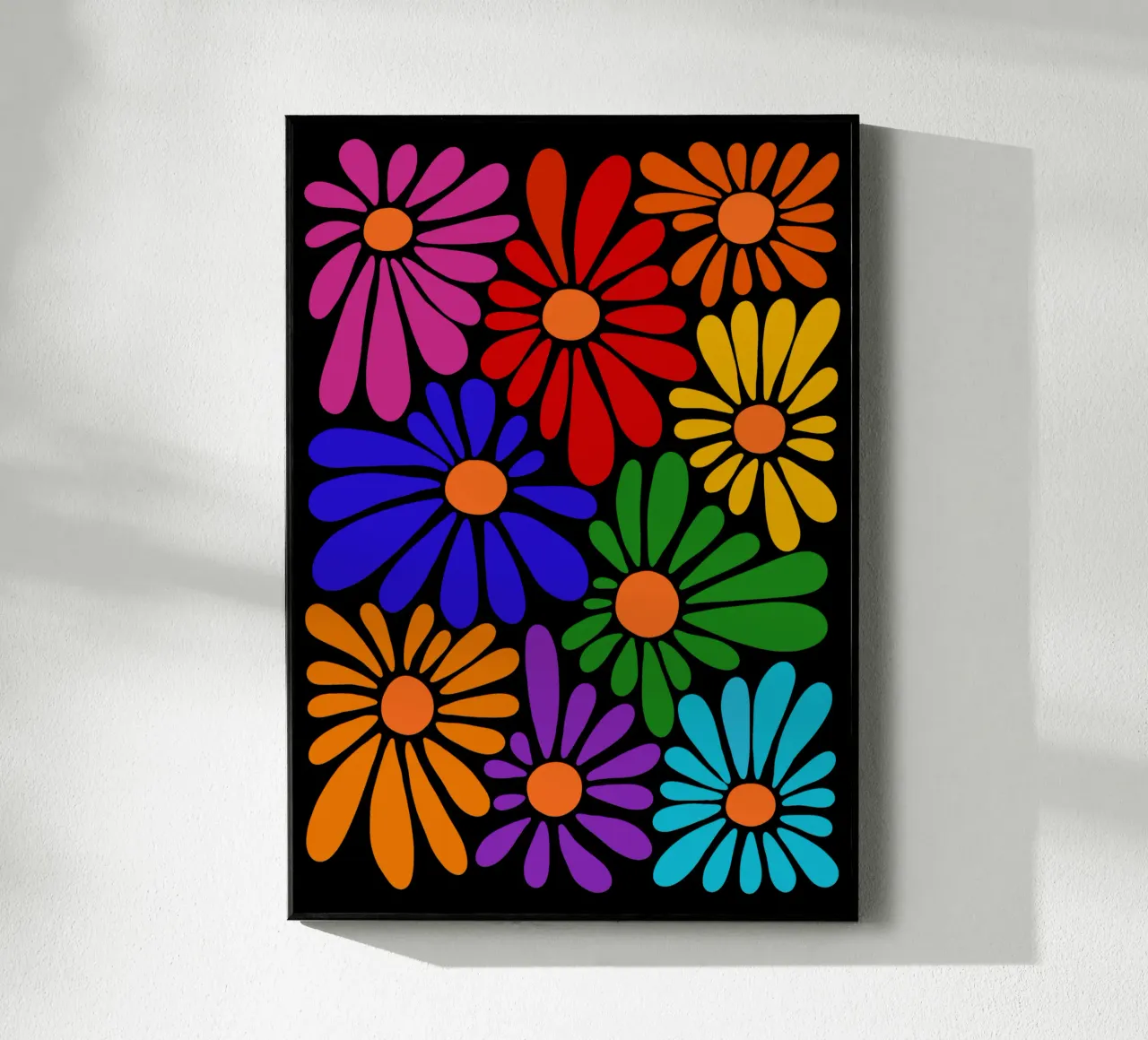 Rainbow flowers plexiglass da TijanaArtStudio88
