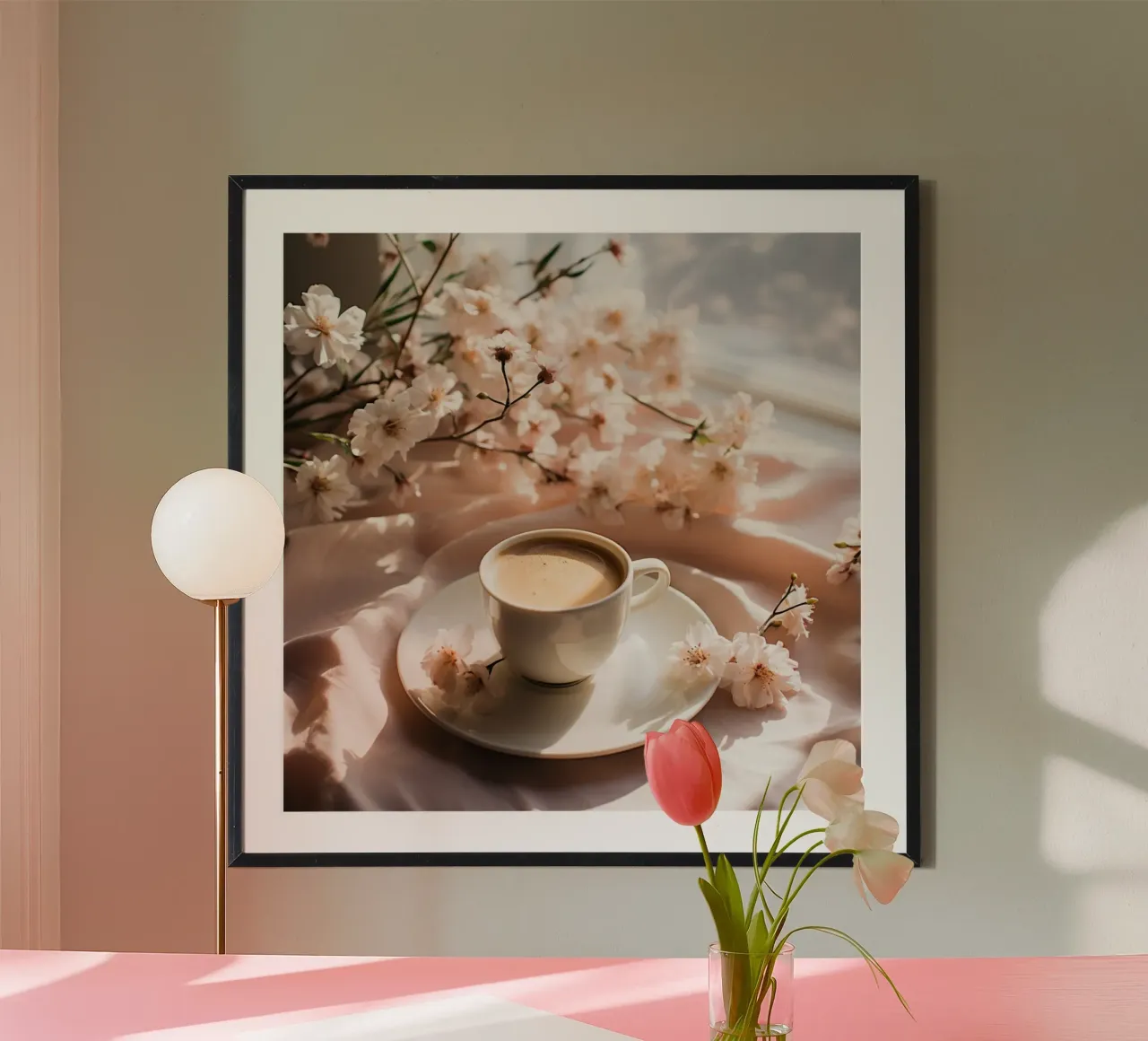Mattina dei ciliegi in fiore poster da StillVibe Home