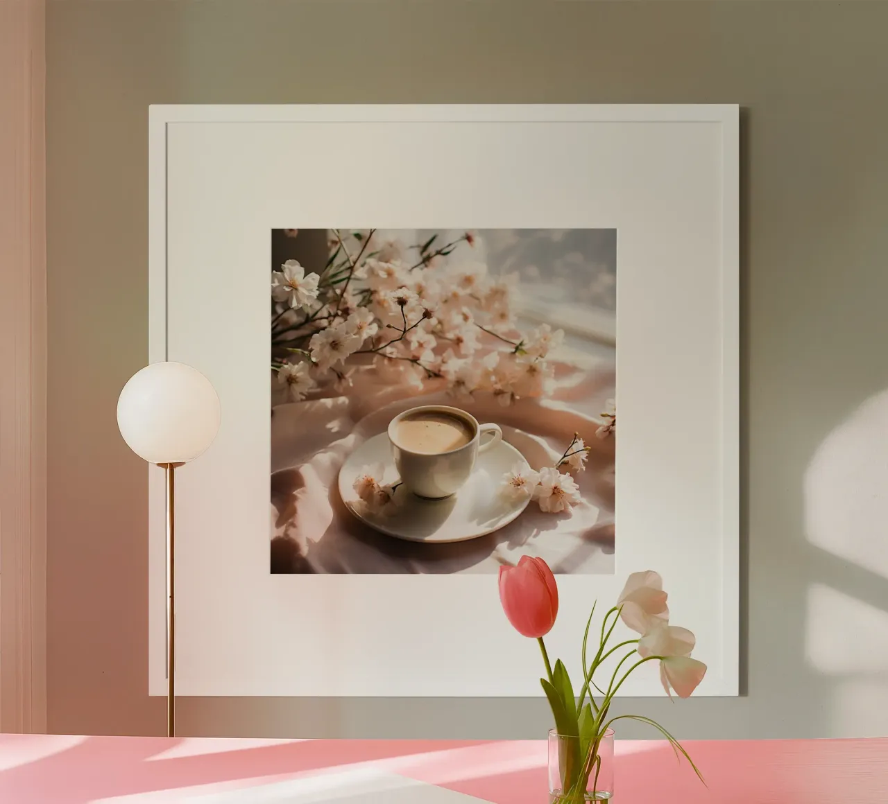 Mattina dei ciliegi in fiore poster da StillVibe Home