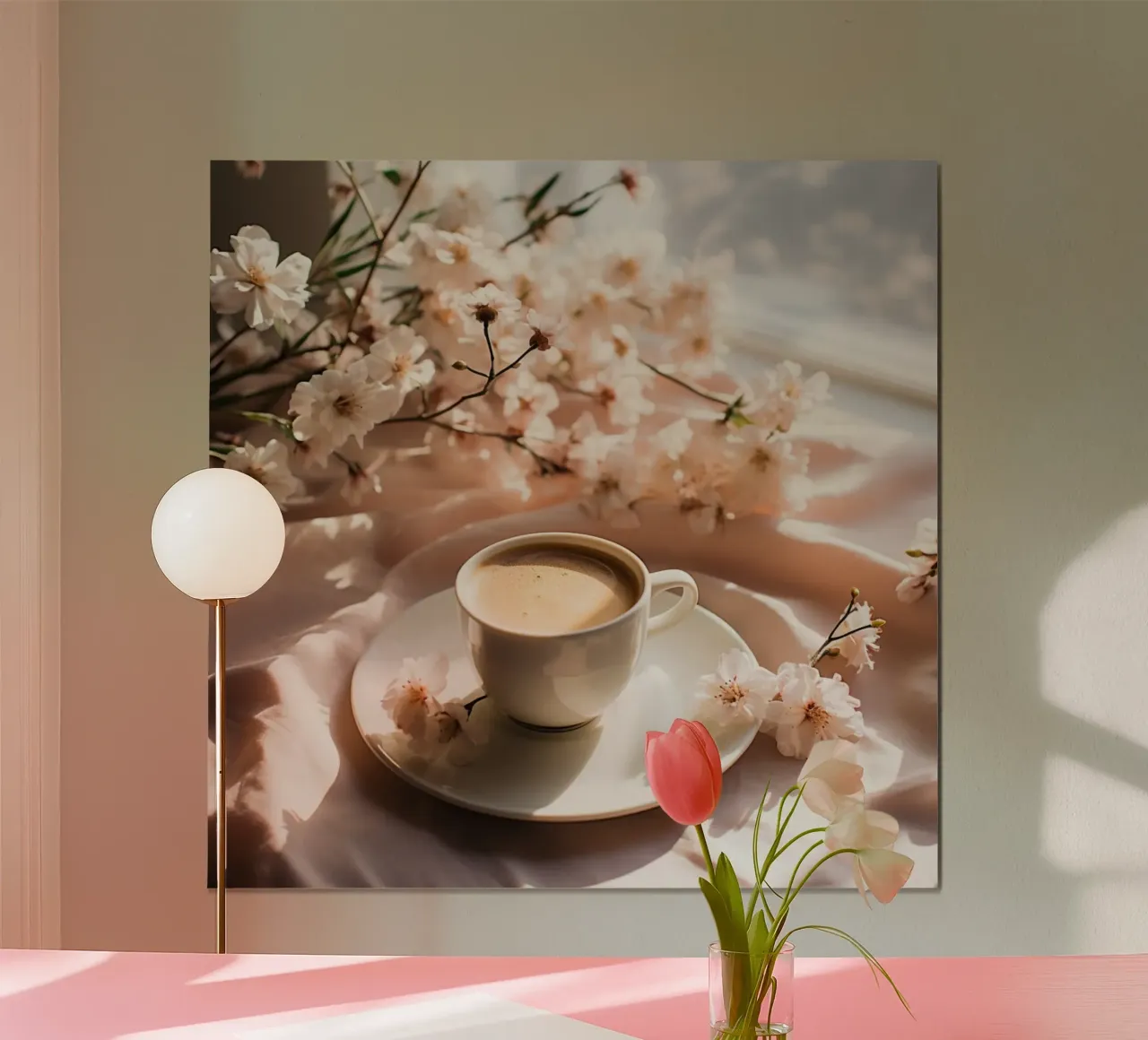 Mattina dei ciliegi in fiore poster da StillVibe Home