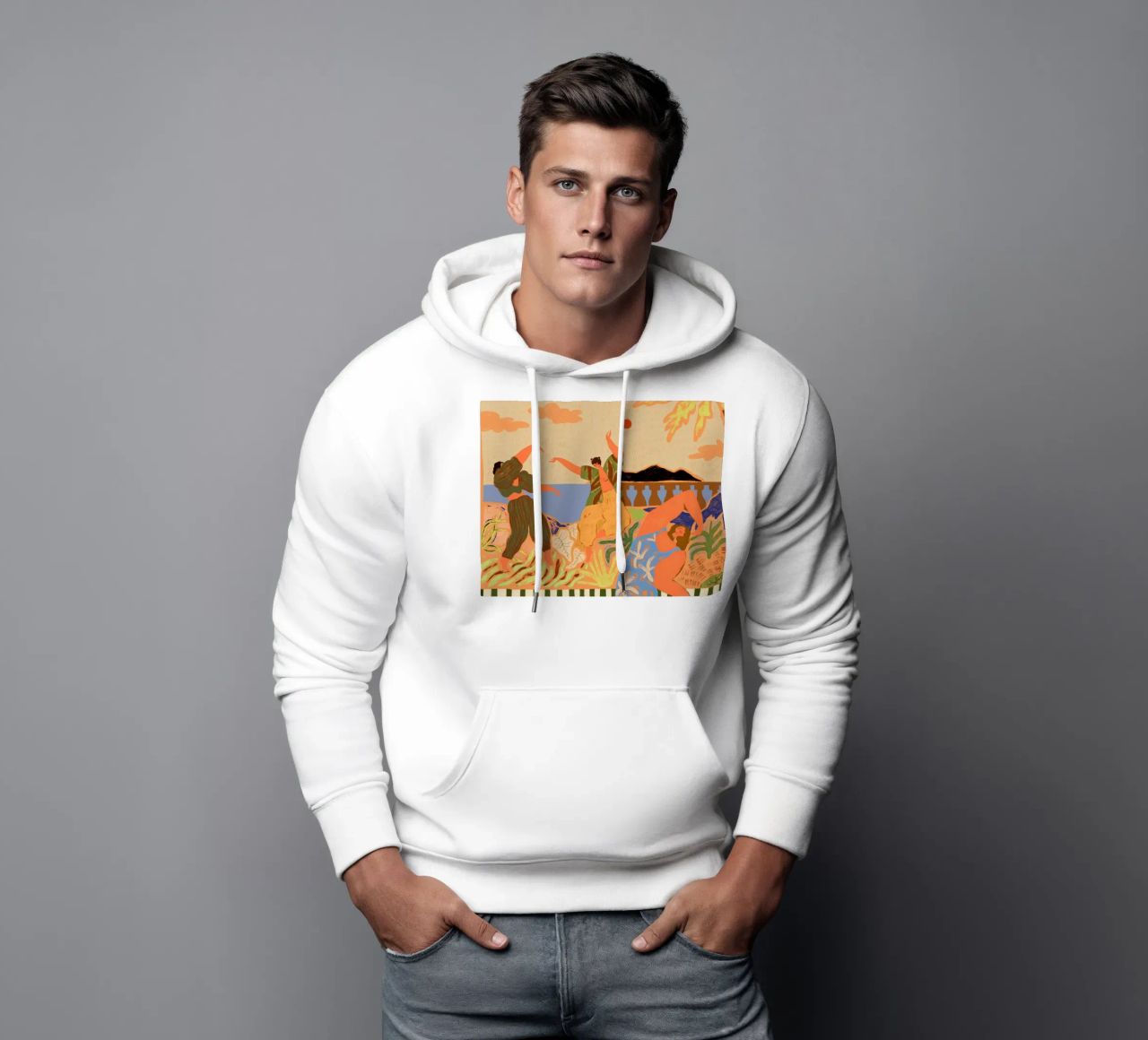 Dancing In Paradise sudadera con capucha de Arty Guava