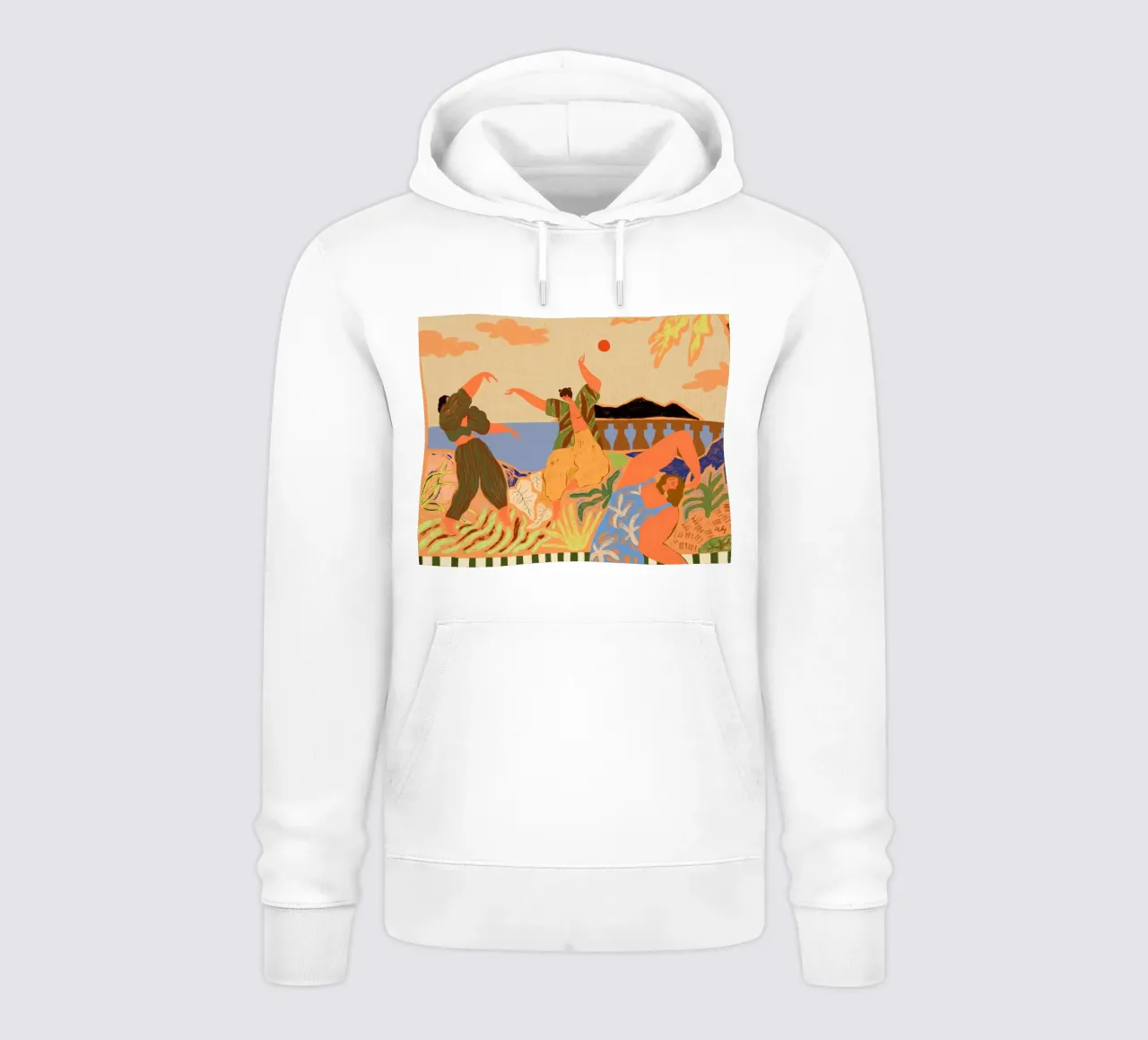 Dancing In Paradise felpa con cappuccio da Arty Guava