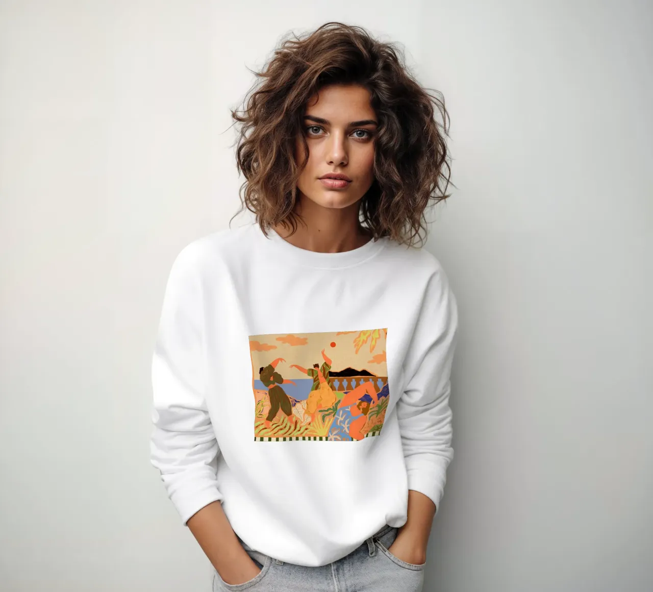 Dancing In Paradise sweatshirt van Arty Guava