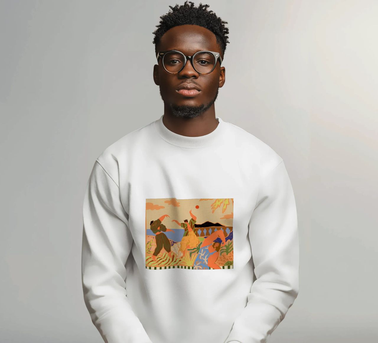 Dancing In Paradise sudadera de Arty Guava